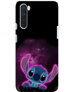 Чехол для OnePlus Nord с картинкой «Неоновый Stitch»