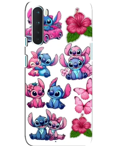 Чехол для OnePlus Nord с картинкой «Стикеры Stitch и Angel» Чехол для OnePlus Nord с картинкой «Стикеры Stitch и Angel»