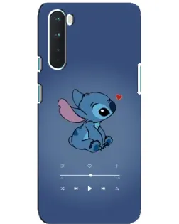 Чехол для OnePlus Nord с картинкой «Музыкальный Stitch»