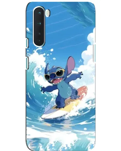 Чехол для OnePlus Nord с картинкой «Стич на волне» Чехол для OnePlus Nord с картинкой «Стич на волне»
