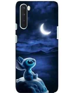 Чехол для OnePlus Nord с картинкой «Лунная ночь Стича»