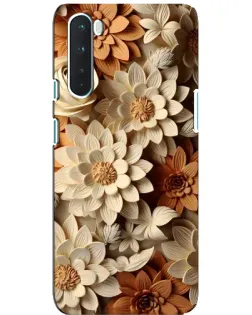 Чехол для OnePlus Nord с картинкой «Бежевый флористический декор» Чехол для OnePlus Nord с картинкой «Бежевый флористический декор»