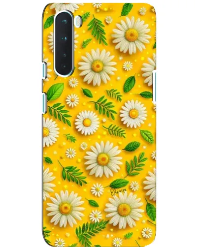 Чехол для OnePlus Nord с картинкой «Ромашковое солнце»