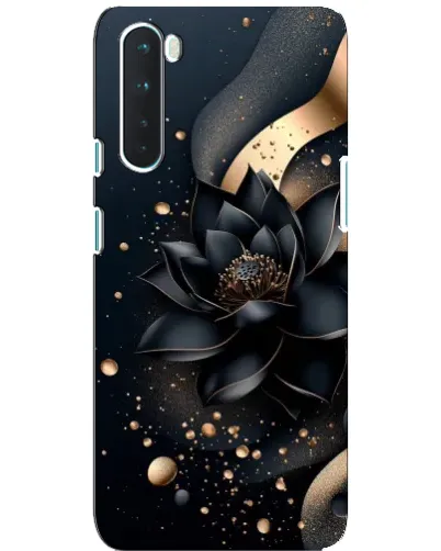 Чехол для OnePlus Nord с картинкой «Черный лотос»