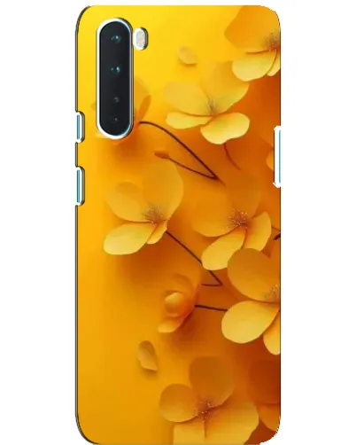 Чехол для OnePlus Nord с картинкой «Золотые лепестки»