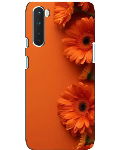 Чехол для OnePlus Nord с картинкой «Оранжевые герберы»