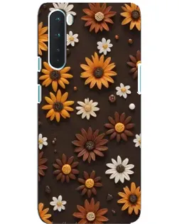 Чехол для OnePlus Nord с картинкой «Узор из маленьких подсолнухов» Чехол для OnePlus Nord с картинкой «Узор из маленьких подсолнухов»