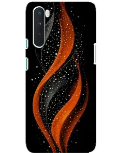 Чехол для OnePlus Nord с картинкой «Огненная звездная волна»