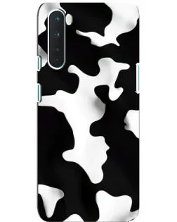 Чехол для OnePlus Nord с картинкой «Черно-белое пятно»