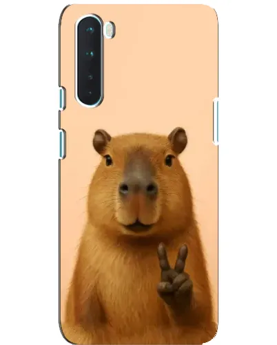 Чехол для OnePlus Nord с картинкой «Капибара виктория»