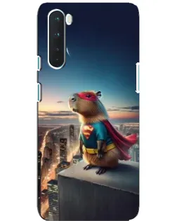 Чехол для OnePlus Nord с картинкой «Капи-мен супергерой»