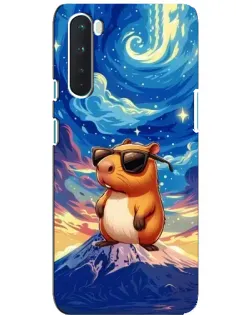 Чехол для OnePlus Nord с картинкой «Капибара Ван Гога»