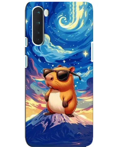 Чехол для OnePlus Nord с картинкой «Капибара Ван Гога»