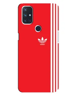 Чехол для OnePlus Nord 10 5G с картинкой «Красный минимализм Adidas» Чехол для OnePlus Nord 10 5G с картинкой «Красный минимализм Adidas»