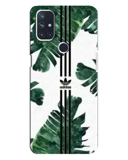 Чехол для OnePlus Nord 10 5G с картинкой «Пальмовые листья адидас»