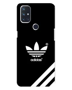 Чехол для OnePlus Nord 10 5G с картинкой «Adidas с диагональными полосами»