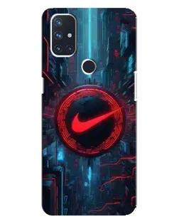 Чехол для OnePlus Nord 10 5G с картинкой «Техногенный стиль Nike»