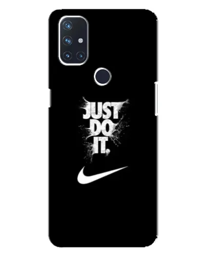 Чехол для OnePlus Nord 10 5G с картинкой «Текстовый принт Nike»