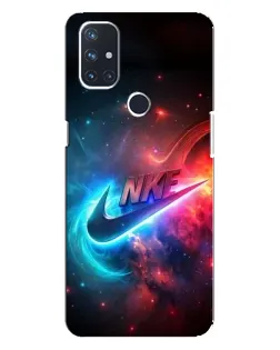 Чехол для OnePlus Nord 10 5G с картинкой «Огненный логотип Nike»
