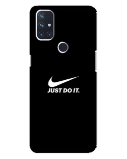 Чехол для OnePlus Nord 10 5G с картинкой «Минимализм от Nike»