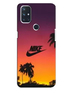 Чехол для OnePlus Nord 10 5G с картинкой «Nike на закате солнца»