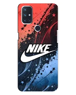 Чехол для OnePlus Nord 10 5G с картинкой «Градиентный принт Найк»
