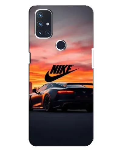 Чехол для OnePlus Nord 10 5G с картинкой «Nike и суперкар»