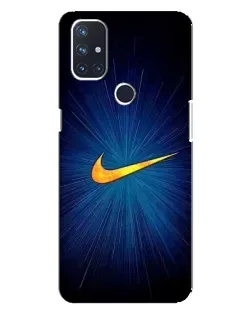 Чехол для OnePlus Nord 10 5G с картинкой «Синий пульс Nike»