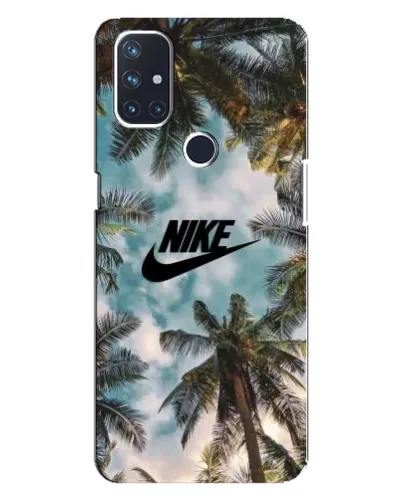 Чехол для OnePlus Nord 10 5G с картинкой «Тропический принт Nike» Чехол для OnePlus Nord 10 5G с картинкой «Тропический принт Nike»