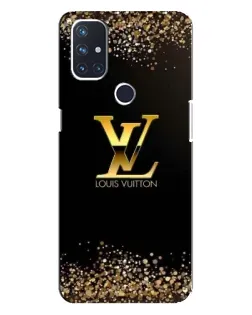 Чехол для OnePlus Nord 10 5G с картинкой «LV — золотые искры»
