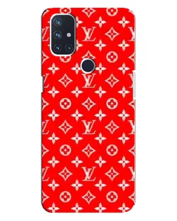 Чехол для OnePlus Nord 10 5G с картинкой «Яркий паттерн LV»