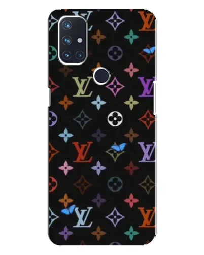 Чехол для OnePlus Nord 10 5G с картинкой «Цветная монограмма LV» Чехол для OnePlus Nord 10 5G с картинкой «Цветная монограмма LV»