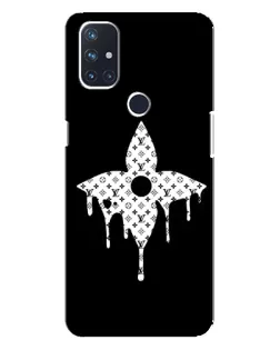 Чехол для OnePlus Nord 10 5G с картинкой «Цветочная монограмма»