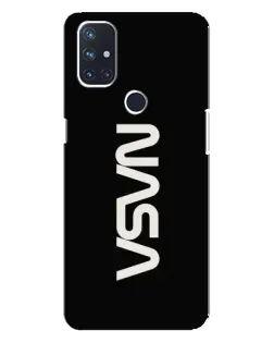 Чехол для OnePlus Nord 10 5G с картинкой «NASA — вертикальный логотип»