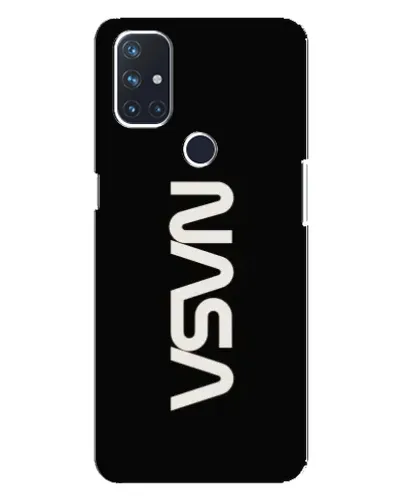 Чехол для OnePlus Nord 10 5G с картинкой «NASA — вертикальный логотип»