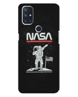 Чехол для OnePlus Nord 10 5G с картинкой «NASA — шагаем по Луне»
