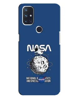 Чехол для OnePlus Nord 10 5G с картинкой «NASA — лунная миссия»