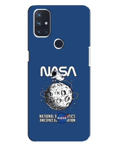 Чехол для OnePlus Nord 10 5G с картинкой «NASA — лунная миссия»