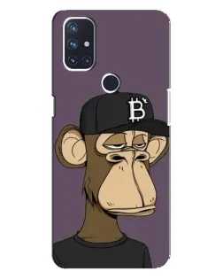 Чехол для OnePlus Nord 10 5G с картинкой «Bored Ape в кепке»