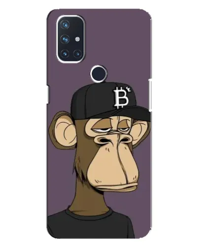 Чехол для OnePlus Nord 10 5G с картинкой «Bored Ape в кепке»