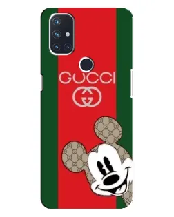 Чехол для OnePlus Nord 10 5G с картинкой «Gucci — полосы и Микки» Чехол для OnePlus Nord 10 5G с картинкой «Gucci — полосы и Микки»
