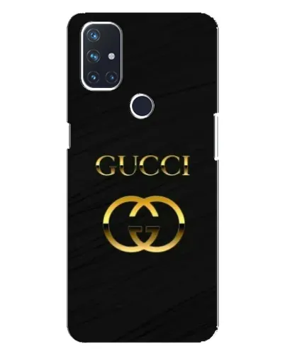 Чехол для OnePlus Nord 10 5G с картинкой «Золотой логотип Gucci»