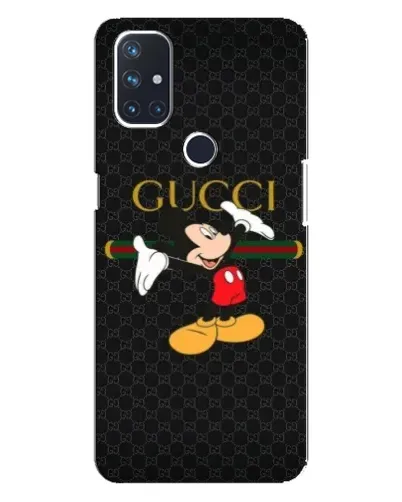 Чехол для OnePlus Nord 10 5G с картинкой «Микки Маус Gucci»