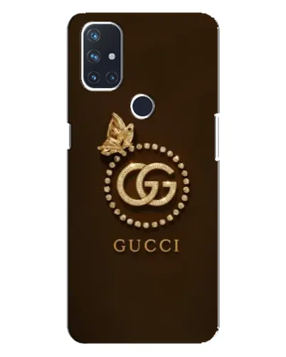 Чехол для OnePlus Nord 10 5G с картинкой «Gucci — золотая бабочка»