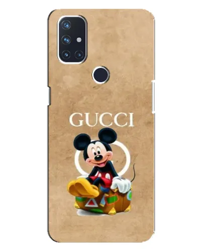 Чехол для OnePlus Nord 10 5G с картинкой «Микки Маус Gucci — крафт»