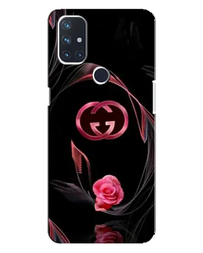 Чехол для OnePlus Nord 10 5G с картинкой «Gucci — неоновая роза»