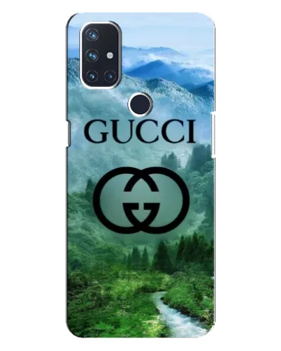 Чехол для OnePlus Nord 10 5G с картинкой «Gucci — горный пейзаж»
