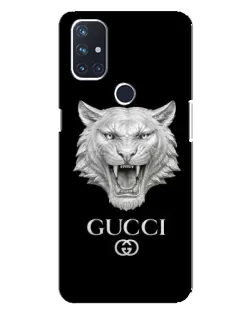 Чехол для OnePlus Nord 10 5G с картинкой «Gucci — серебряный лев» Чехол для OnePlus Nord 10 5G с картинкой «Gucci — серебряный лев»