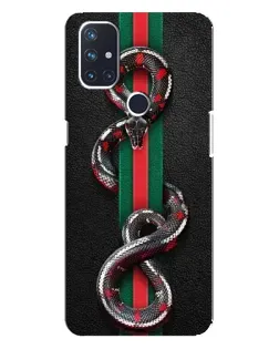 Чехол для OnePlus Nord 10 5G с картинкой «Gucci — змея на полосе» Чехол для OnePlus Nord 10 5G с картинкой «Gucci — змея на полосе»