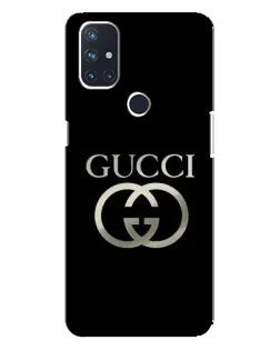 Чехол для OnePlus Nord 10 5G с картинкой «Gucci — золото на черном» Чехол для OnePlus Nord 10 5G с картинкой «Gucci — золото на черном»